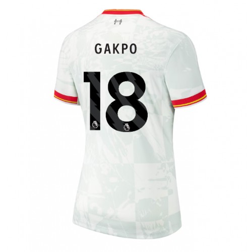 Fotballdrakt Dame Liverpool Cody Gakpo #18 Tredjedrakt 2024-25 Kortermet